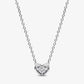 Collar Corazón Brillante con Piedra 392494C01-45