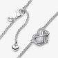 Collar Corazón Infinito Piedras Luminosas 392666C01-50