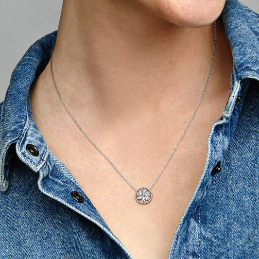 Collana Albero della famiglia scintillante 397780CZ