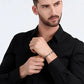 Pulsera Hombre Cadenas Negras SATX30