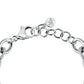 Pulsera Maia de Acero con Herradura Rosa SAUY13