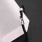 Pulsera Moody Negra y Plateada para Hombre SQH41