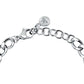 Pulsera Poetica Plata y Cristales Blancos SAUZ29 