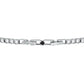 Pulsera Hombre Tennis Plata y Negra SATT11