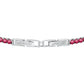 Pulsera Tesori de Plata con Circonitas Rojas SAIW103