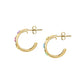 Pendientes Poéticos Dorados SAUZ02