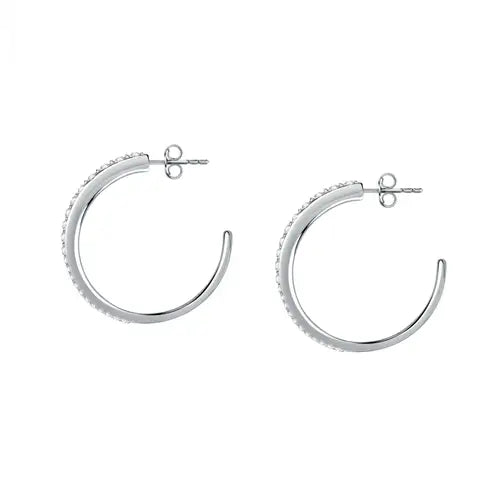 Pendientes Poéticos Grandes Plata SAUZ33