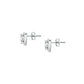 Pendientes Treasures en Corazones de Plata SAVB07