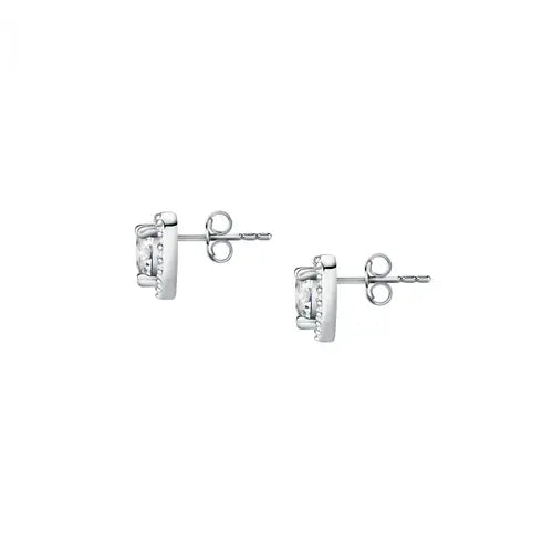 Pendientes Treasures en Corazones de Plata SAVB07
