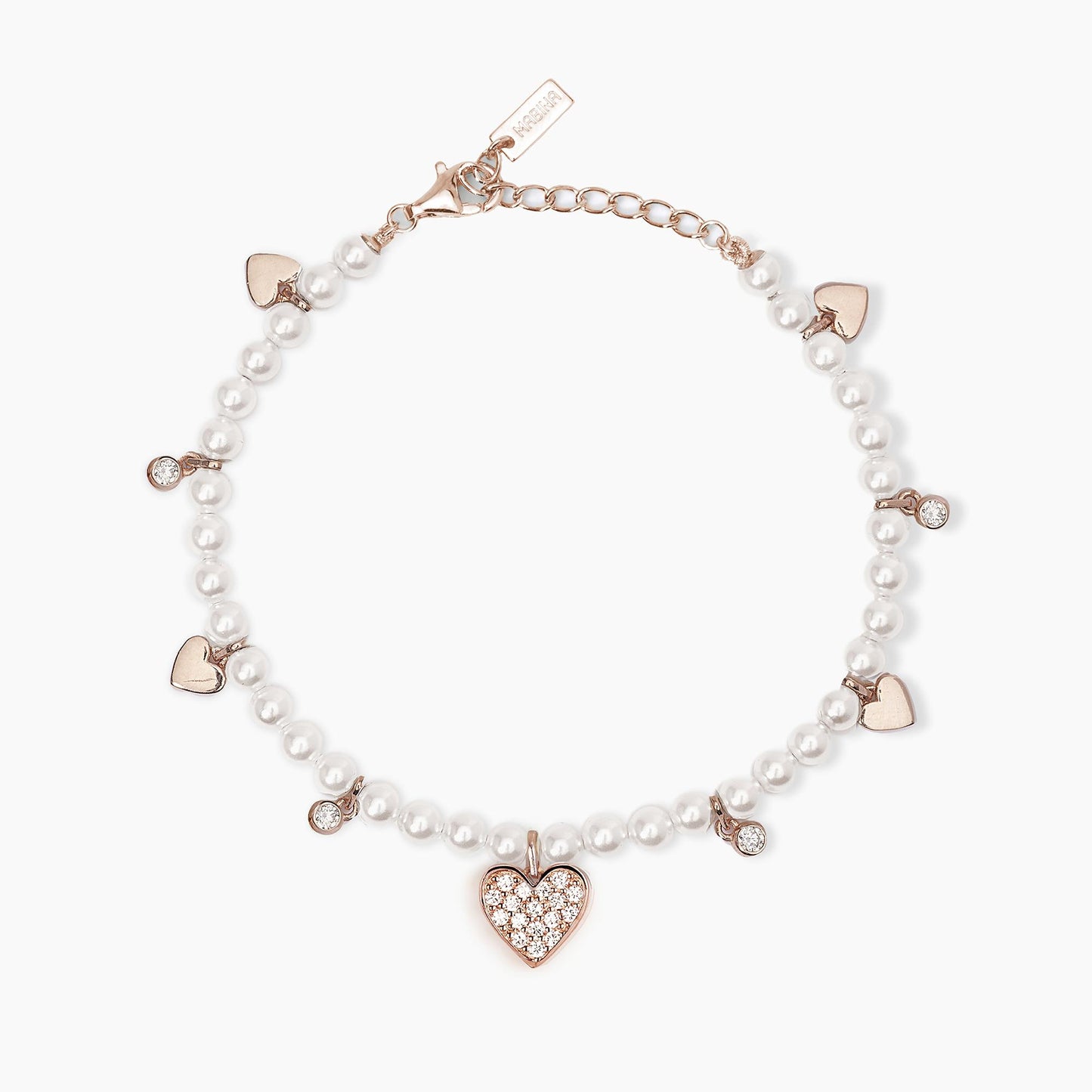 Bracciale One Love con Perle Conchiglia e Charms 533735