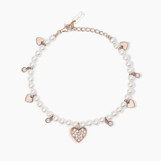 Pulsera One Love con Perlas de Concha y Charms 533735