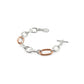 Bracciale Catena Argentato e Rosato 000EXB4505000
