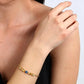 Bracciale Colori Dorato con Cristalli Azzurro e Giallo SAVY08