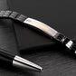 Pulsera Hombre SATM11 Oro Plata, Negro y Oro