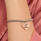 Pulsera Love con Corazón Rosa SOR21