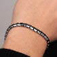 Bracciale Uomo Motown Nero e Acciaio SALS55