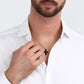 Collar de hombre Motown con cruz negra SALS75