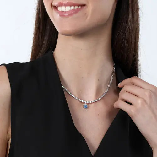 Collar Tesori de Plata con Circonitas SAIW106