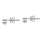 Pendientes Tesori de Plata con Piedra Blanca SAIW99