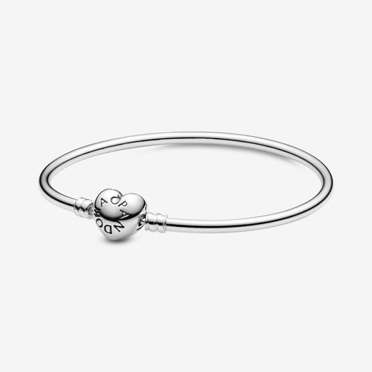 Pulsera rígida con cierre de corazón 596268