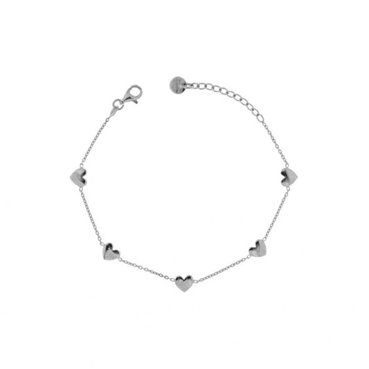 Pulsera I Sogni Son Desideri Corazones Rodiada BR-CAT 5CUO RH