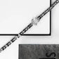 Pulsera Hombre Cerámica Acero y Negro con Ancla SACU10