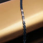 Pulsera Hombre Acero y Diamantes Azules SAUK04