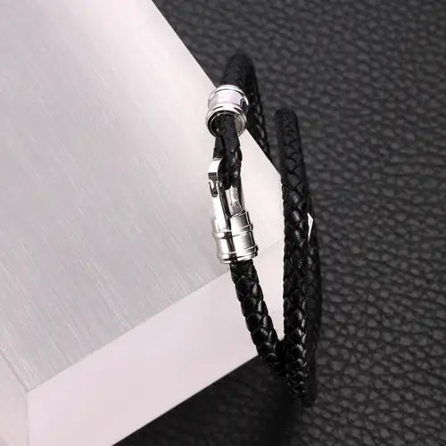 Pulsera Moody Black and Steel SQH37 para hombre