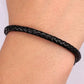 Pulsera Moody Negra y Plateada para Hombre SQH41