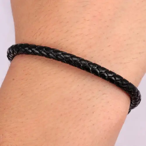 Bracciale Uomo Moody Nero e Silver SQH41