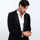 Pulsera Moody Acero y Negro Hombre SQH44