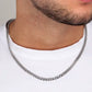 Collar Hombre Cadenas Plata SATX13