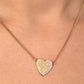 Collar Pasiones Corazon Dorado SAUN04