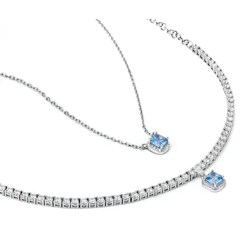 Collar Tesori de Plata con Circonitas SAIW106
