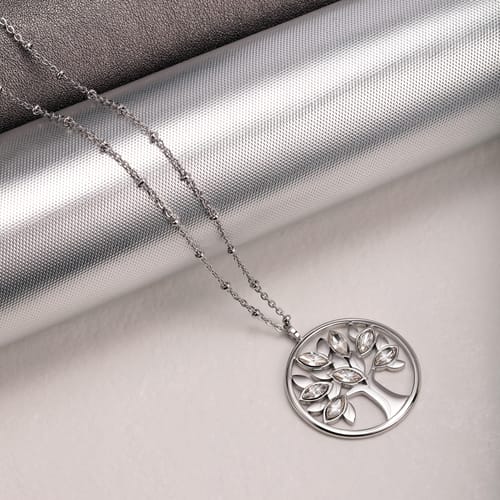 Collana Albero della Vita Bianca SATD16