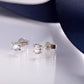 Pendientes Tesori de Plata con Piedra Blanca SAIW99