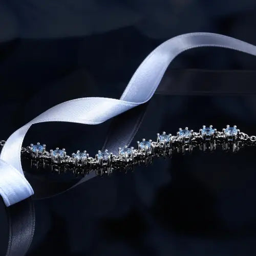 Bracciale Colori con Cristalli Azzurri SAVY20