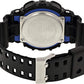 Reloj G-Shock negro y azul para hombre GA-100-1A2ER