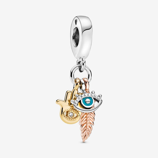 Charm espiritualidad con mano de Fátima 768785C01 