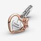 Charm Pendente Cuore e Rosa 789290C01