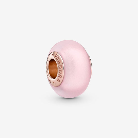 Charm de cristal de Murano rosa opaco 789421C00