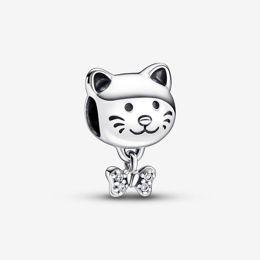 Charm Gattino con Fiocco 792255C01