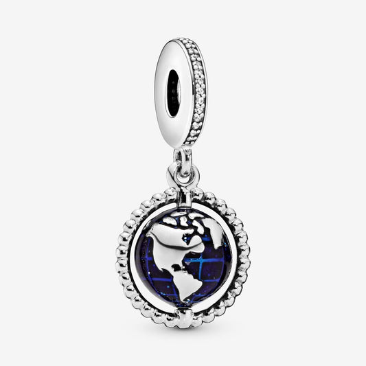 Charm colgante globo giratorio 798021CZ 