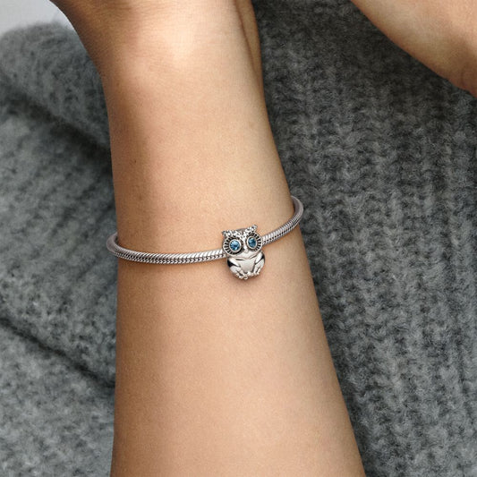 Charm Gufo Scintillante 798397NBCB