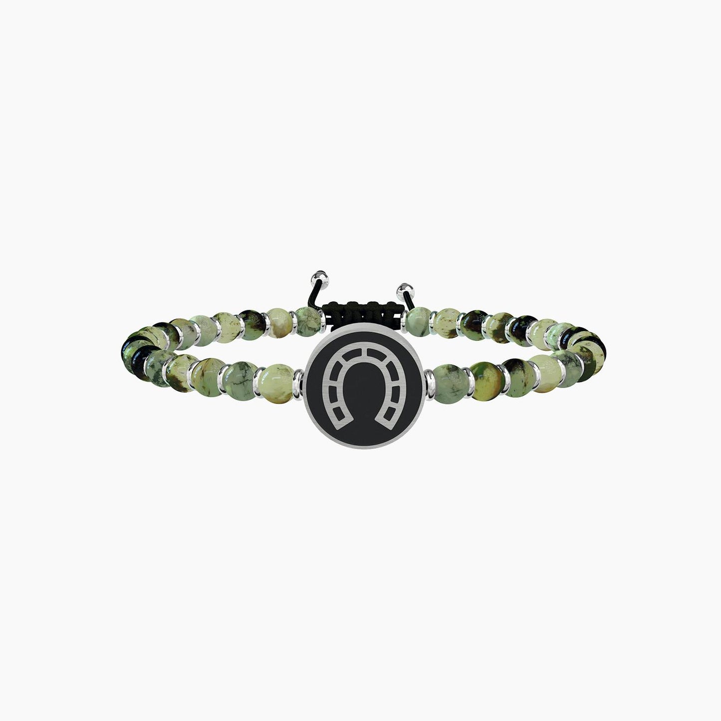 Pulsera Hombre Herradura Fortuna Turquesa y Negro 731214