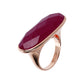 Anello con Pietra Naturale Ovale Allungata WSBZ01494.PA-L