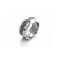 Anello Uomo 4US Zirconi Neri 4UAN5167