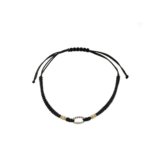 Bracciale con Intreccio Rotondo e Ovale BR-U02 M3 TN