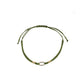 Pulsera con Trenza Verde Redonda y Ovalada BR-U02 M3 TV