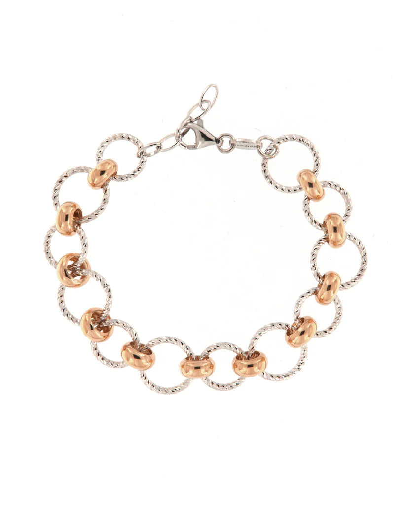 Pulsera Rosato con Elementos Circulares BR03624BC